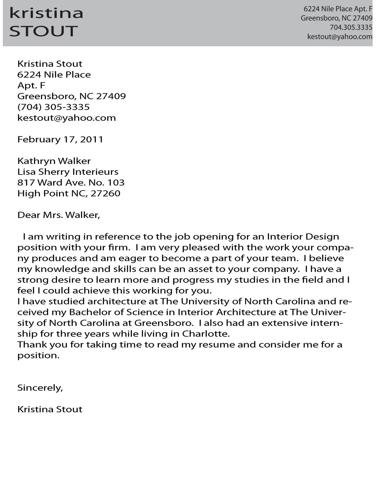 Example college admissions essay for fashion school